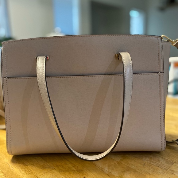 Kate Spade large tan tote. Used but great condition. - Picture 2 of 6